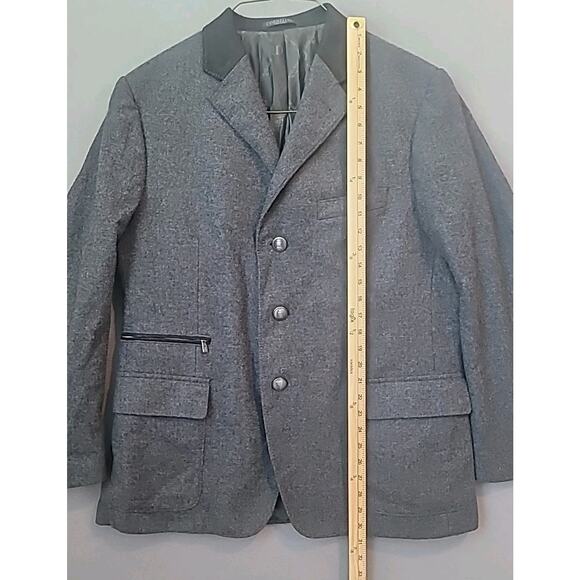 Corneliani ID Gray Wool Cashmere Blazer Sport Coat 44 US / 54 IT EUC - Picture 11 of 16